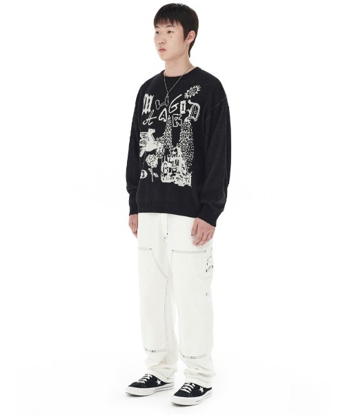 mahagrid/マハグリッド』FANTASIA KNIT SWEATER/ファンタジアニット