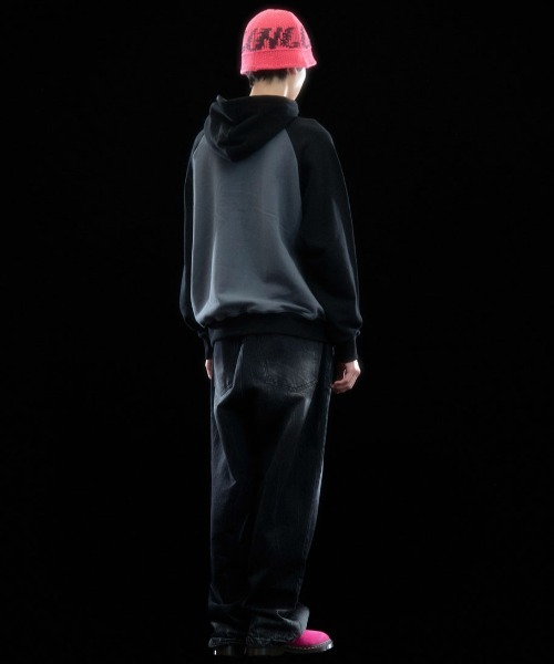 パーカー A'GEM/9 × .kom「NICE GHOST CLUB/ナイスゴーストクラブ」 DANGER HEART HOODIE/デンジャーハー A'GEM/9 × .kom『NICE GHOST CLUB/ナイスゴーストクラブ