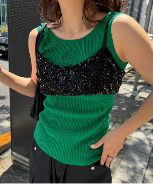 MEDI CONCEPT LOGO KNIT TANK TOP