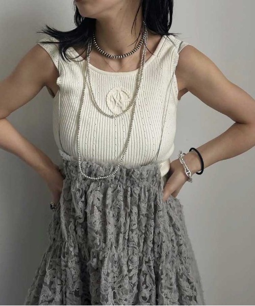 MEDI CONCEPT LOGO KNIT TANK TOP