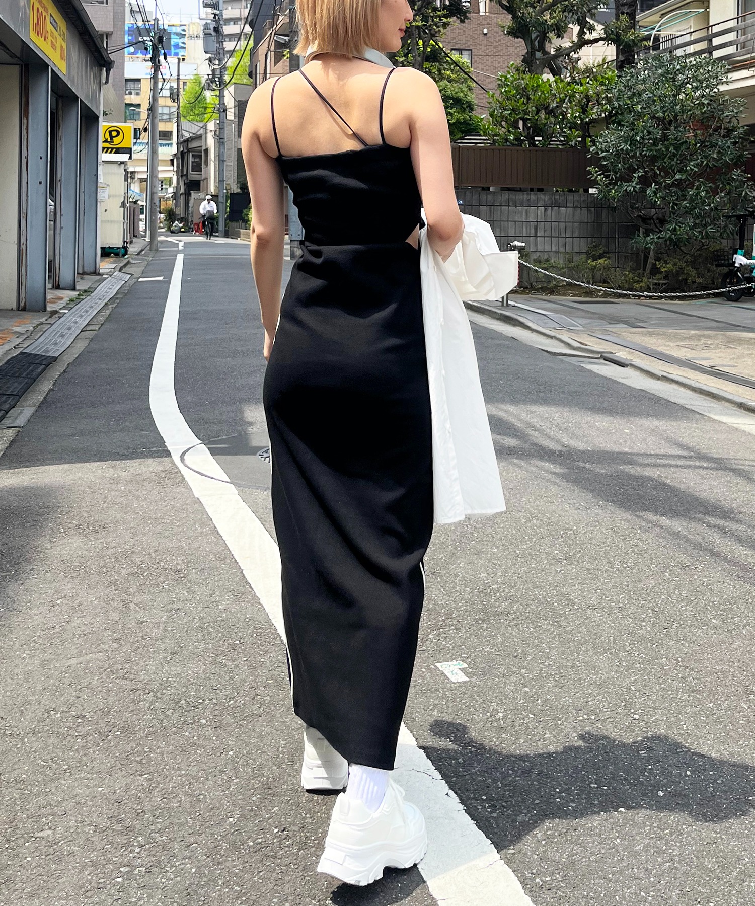 MLB】サイドオープンキャミロングワンピース BACK TO THE FIELD