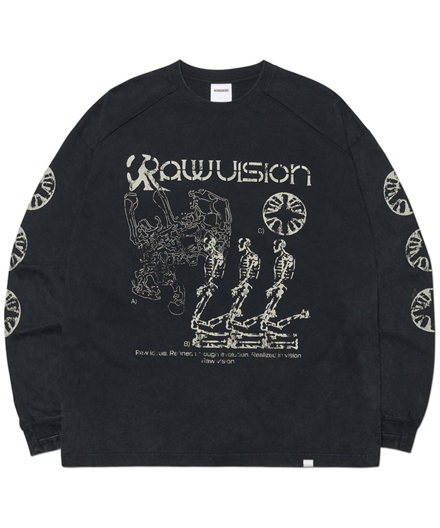 A'GEM/9 × .kom 『NOMANUAL/ノーマニュアル』 S.I LONG SLEEVE TEE/S.I
