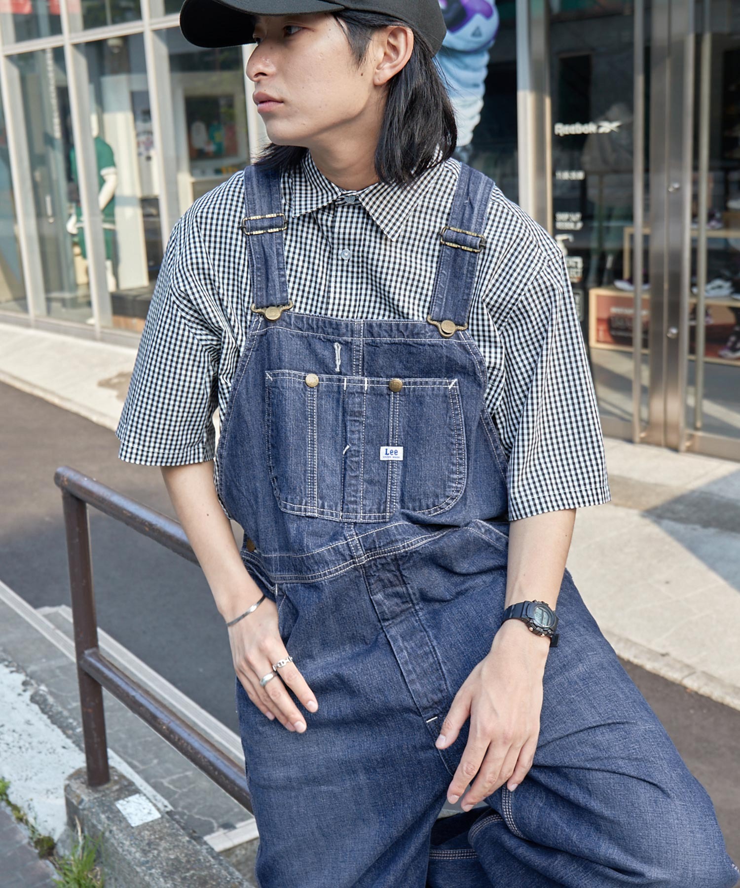 94%OFF!】 サロペット オーバーオール Lee リー DUNGAREES OVERALLS 