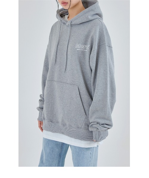 A'GEM/9 × .kom『ACOVER/オコボ』YOUTH MERC CLUB HOODIE/(裏起毛