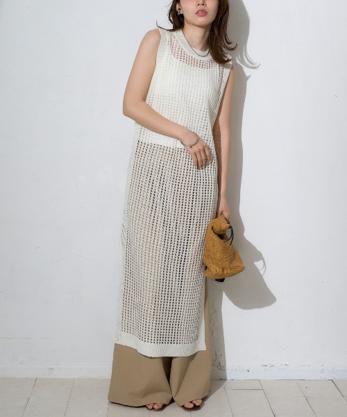 model：163cm / size：F