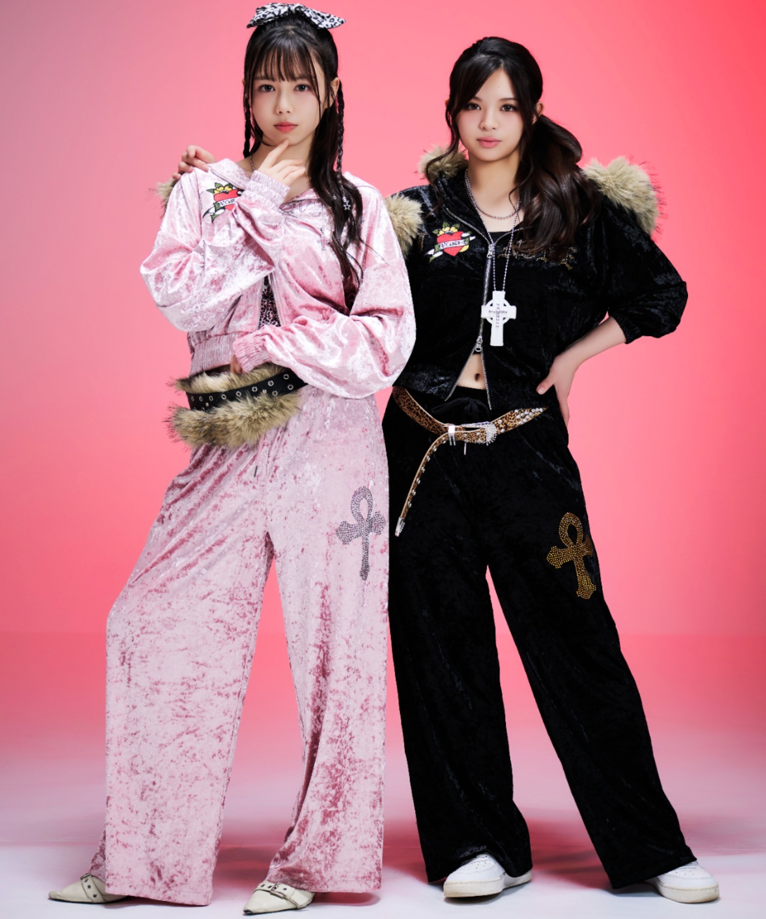 お値下げ！新品☆エドハーディーベロアパーカーXS A'GEM/9 × .kom 『A'GEM/9/エージェムナイン』 Ed Hardy ベロア