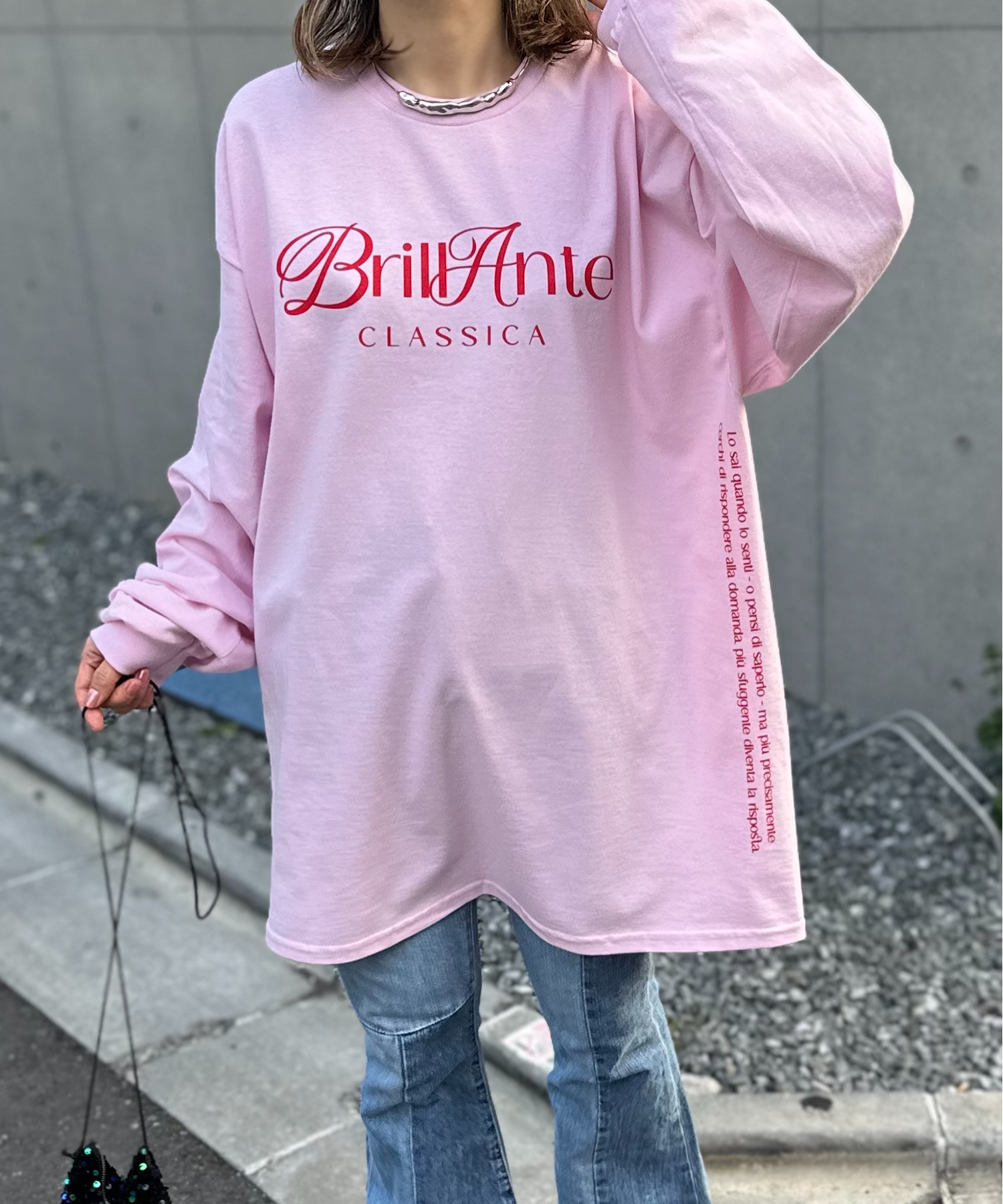 ピンク
model:154cm 着用サイズ:XL