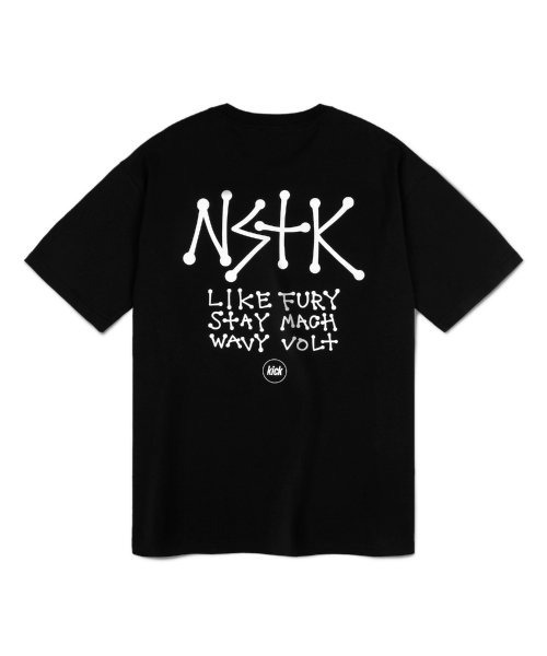 A'GEM/9 × .kom『NASTYKICK/NS+K/ナスティーキック』Way-Out Tee