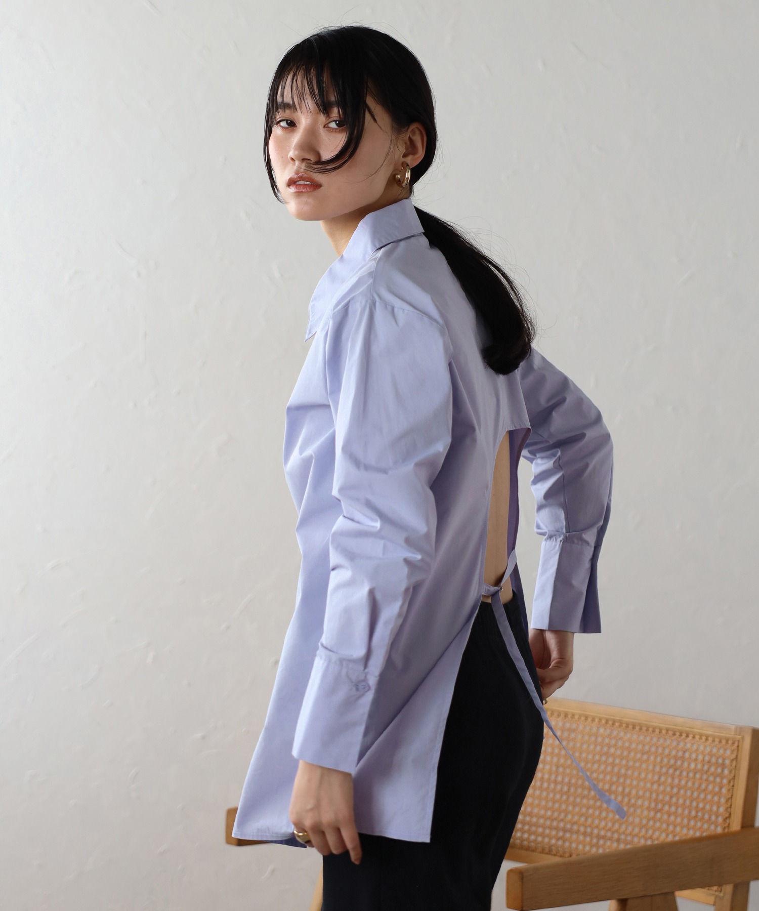 model：H167 着用サイズ：FREE