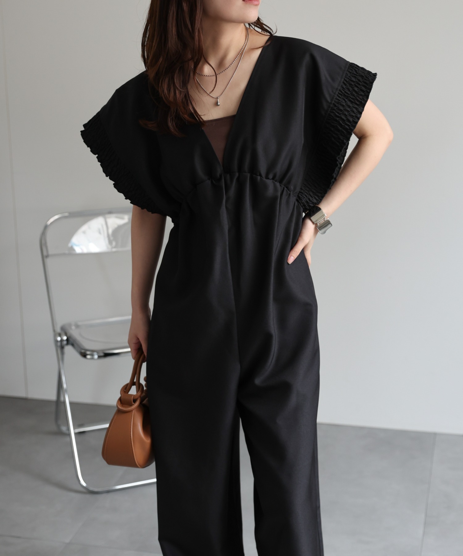 model：156cm 着用サイズ：M