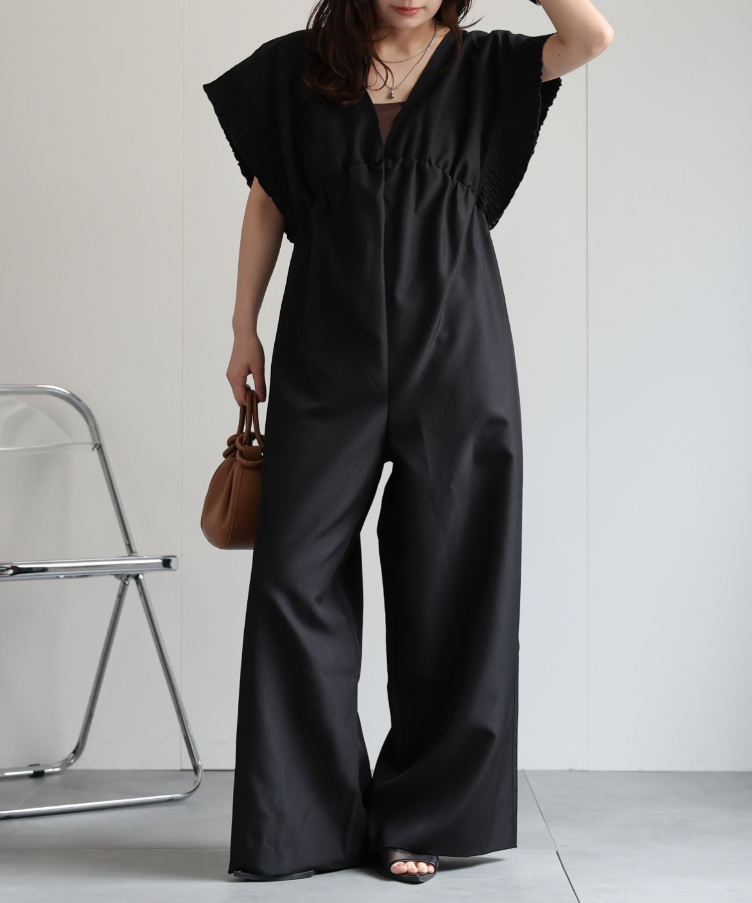 model：156cm 着用サイズ：M