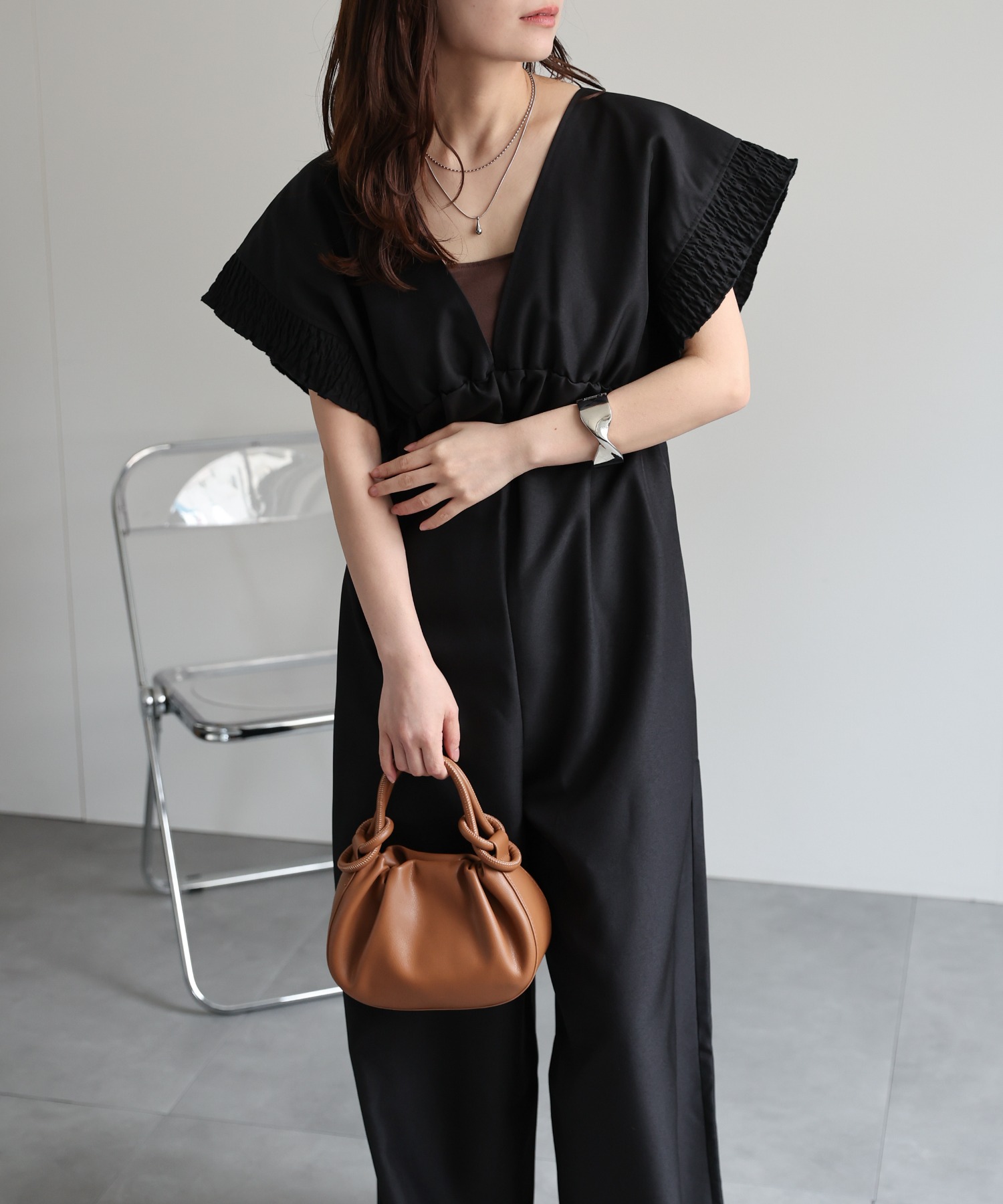 model：156cm 着用サイズ：M