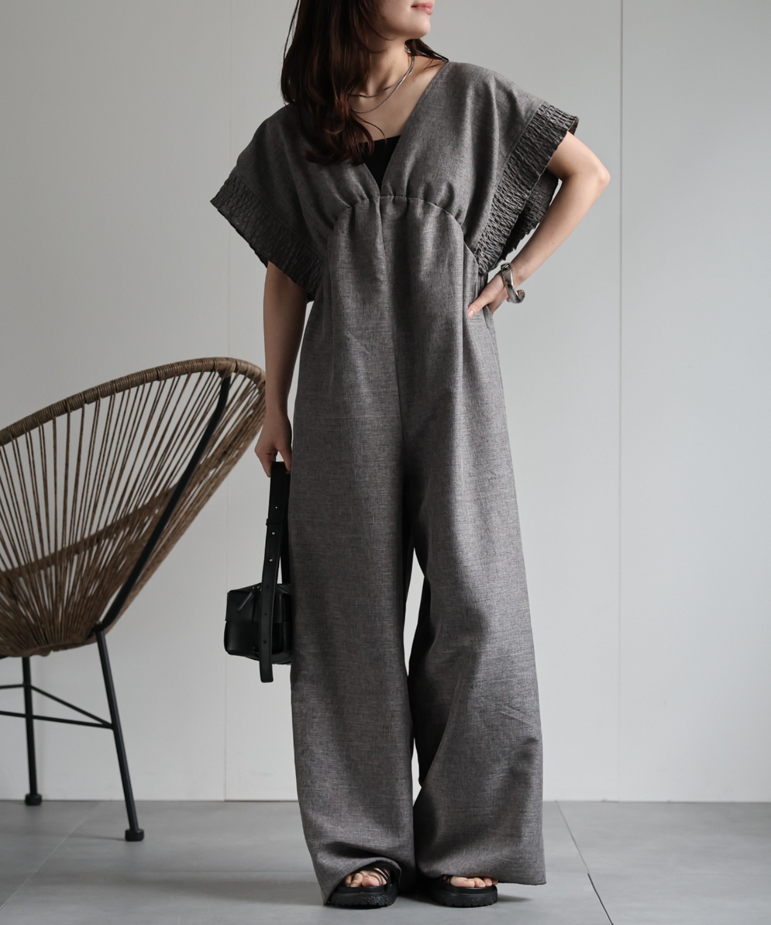 model：156cm 着用サイズ：M