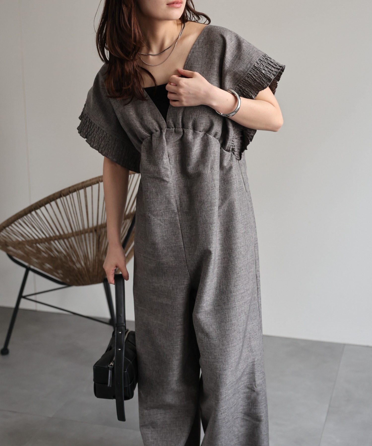 model：156cm 着用サイズ：M