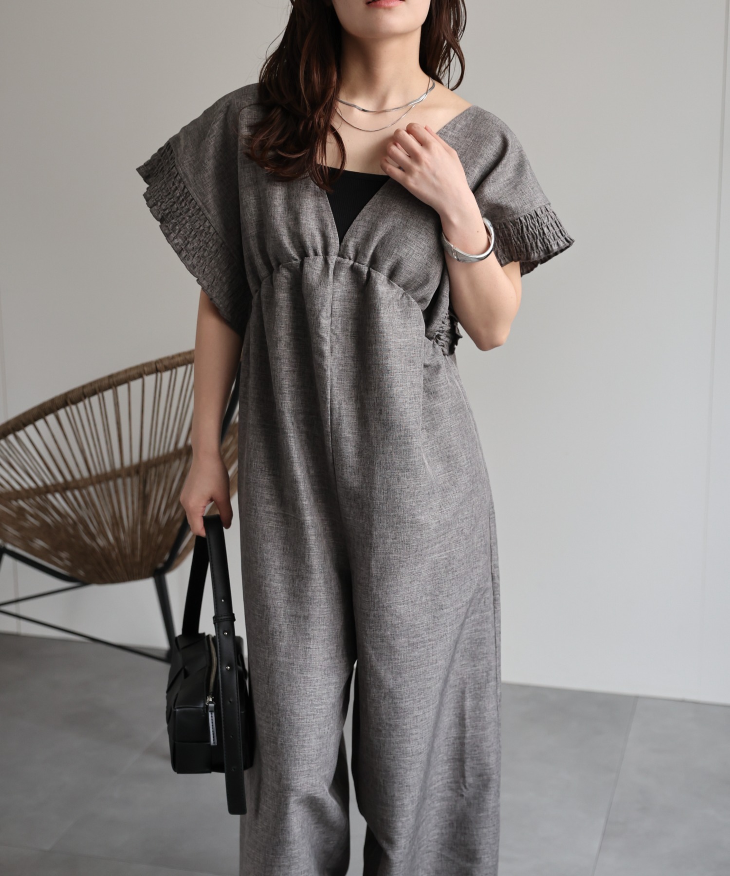 model：156cm 着用サイズ：M