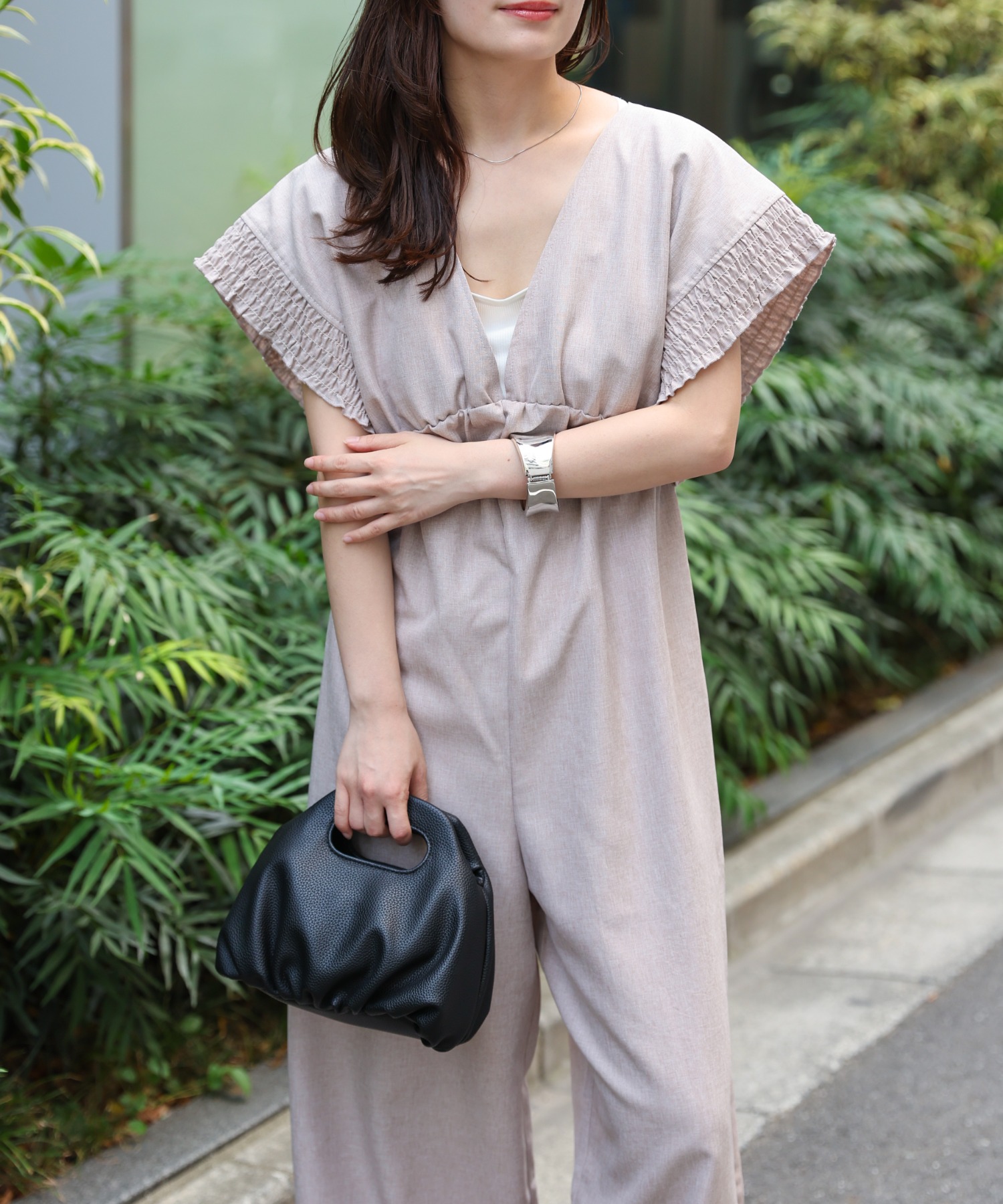 model：156cm 着用サイズ：M