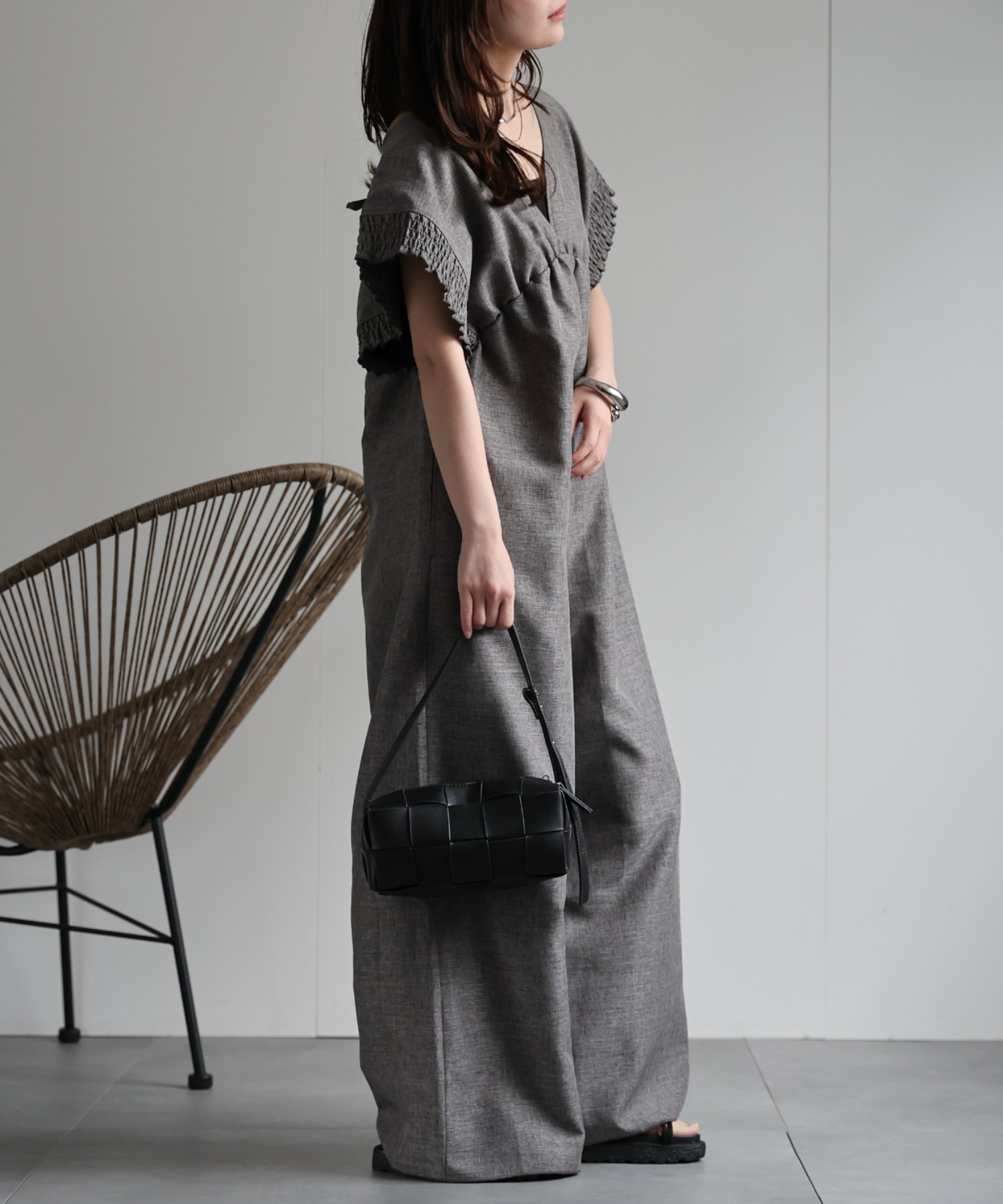 model：156cm 着用サイズ：M