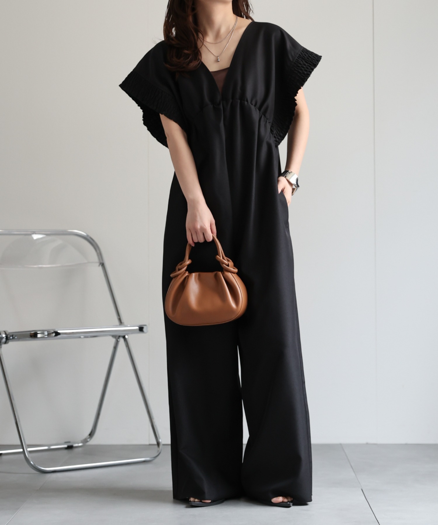 model：156cm 着用サイズ：M
