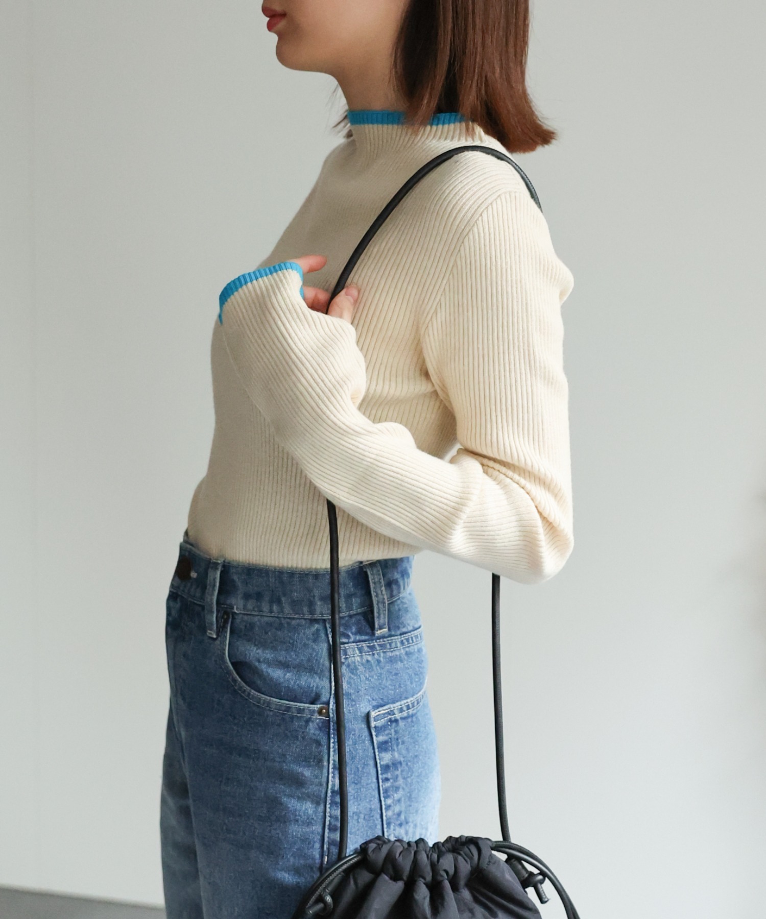 model：162cm 着用サイズ：F