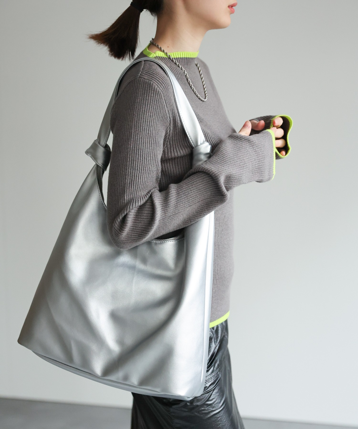 model：162cm 着用サイズ：F