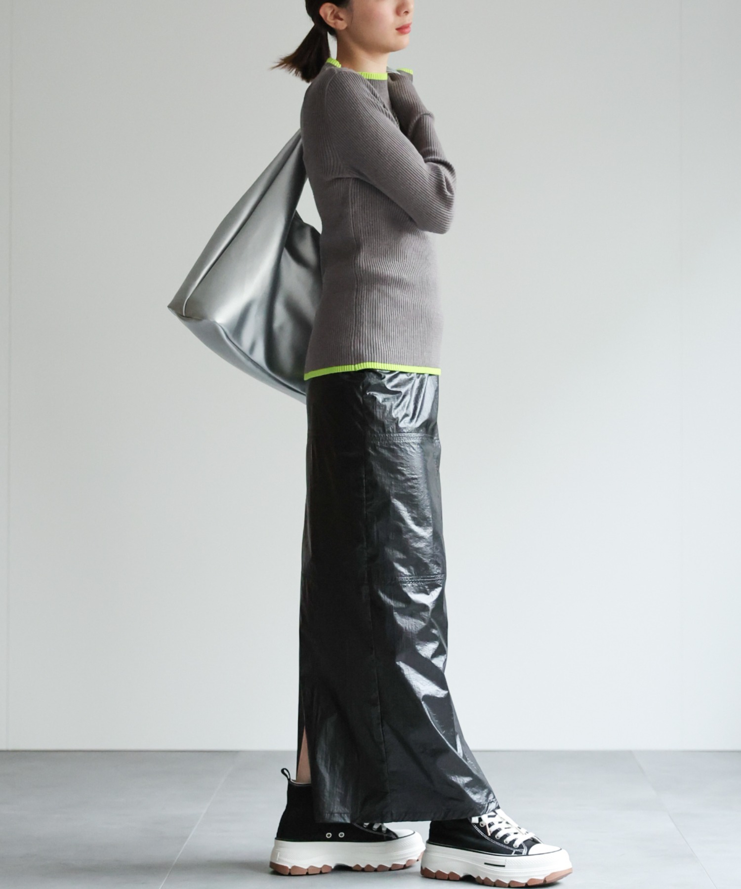 model：162cm 着用サイズ：F