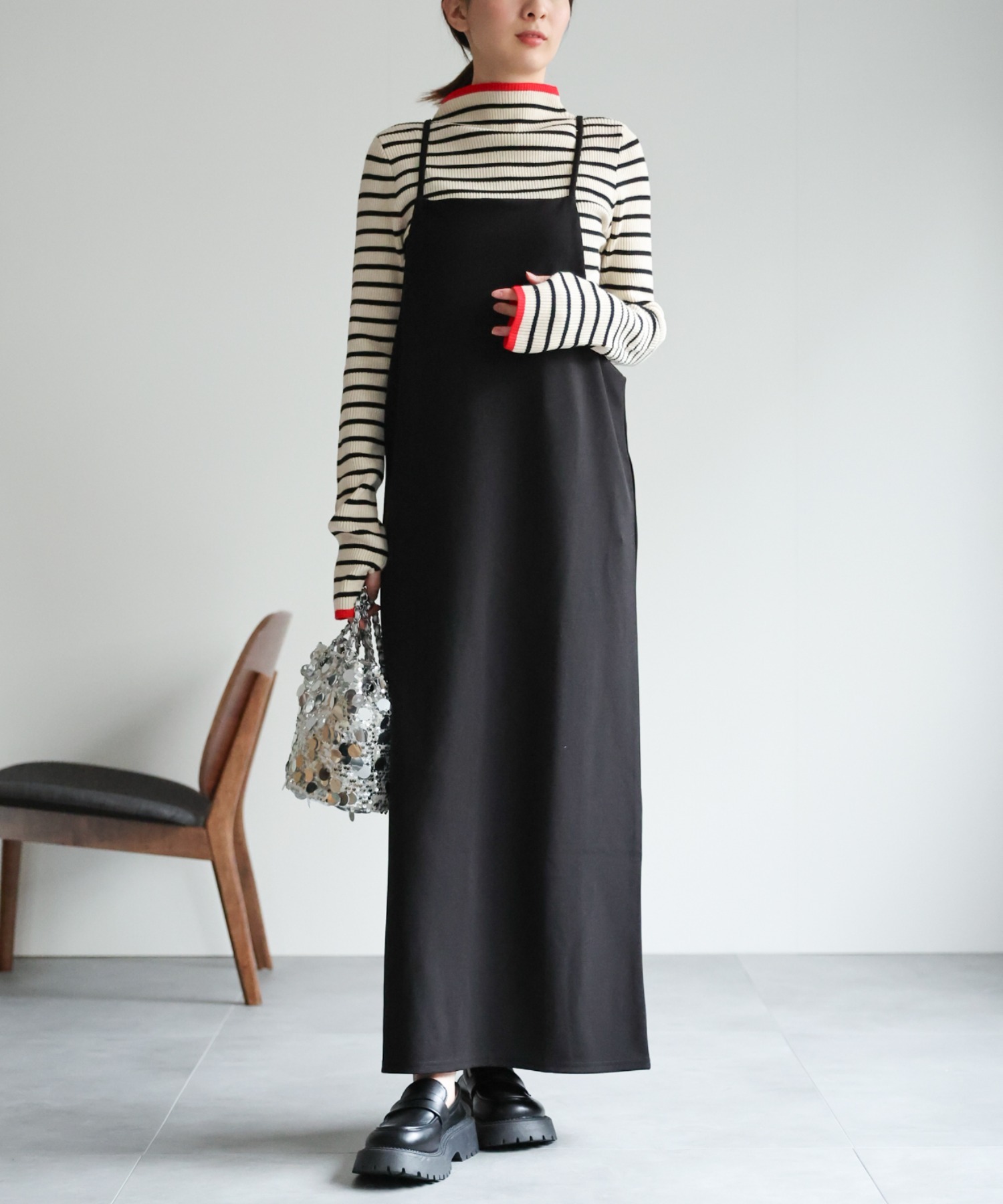 model：162cm 着用サイズ：F
