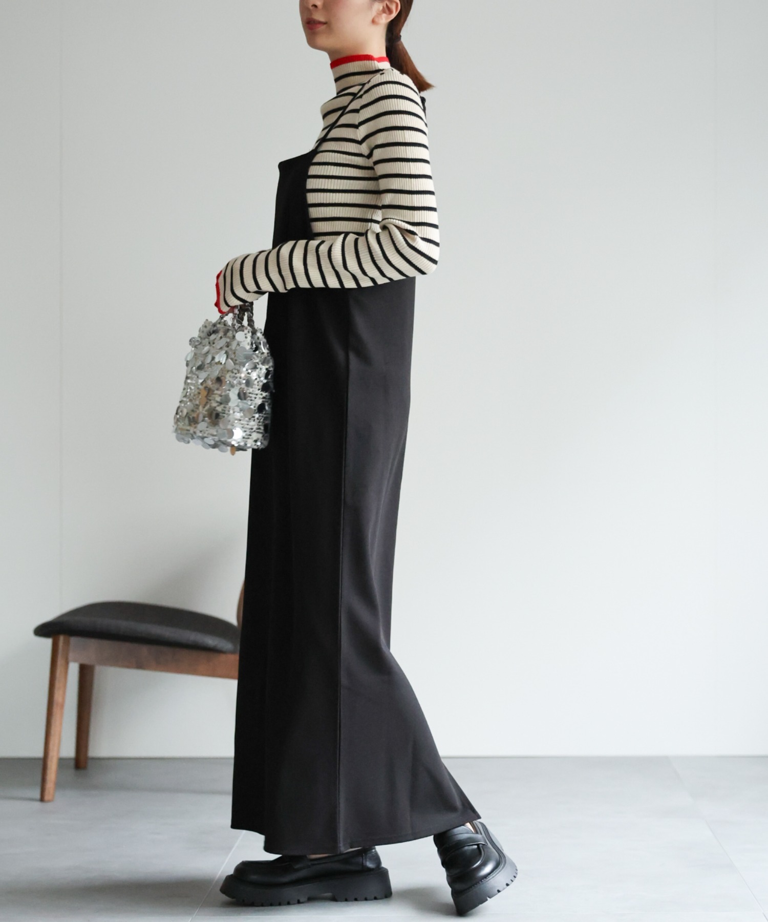 model：162cm 着用サイズ：F
