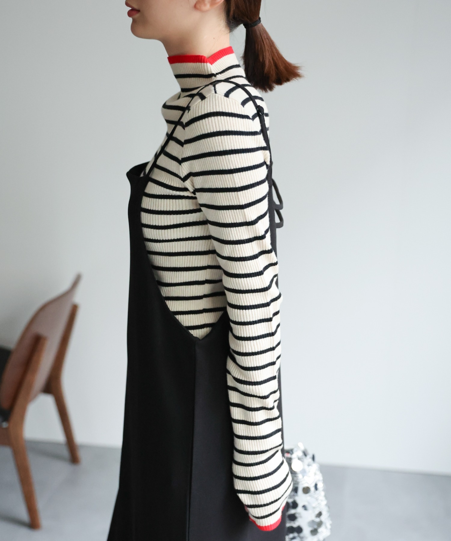 model：162cm 着用サイズ：F