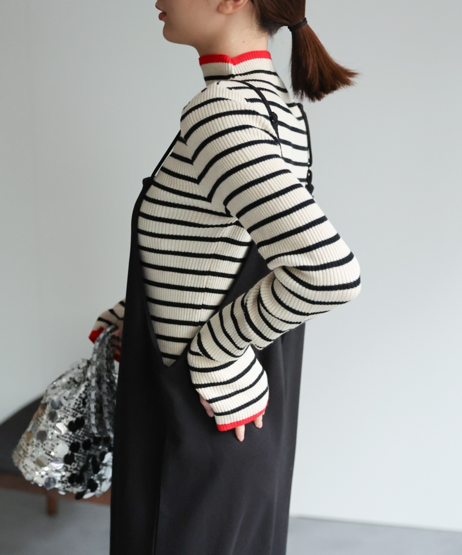 model：162cm 着用サイズ：F