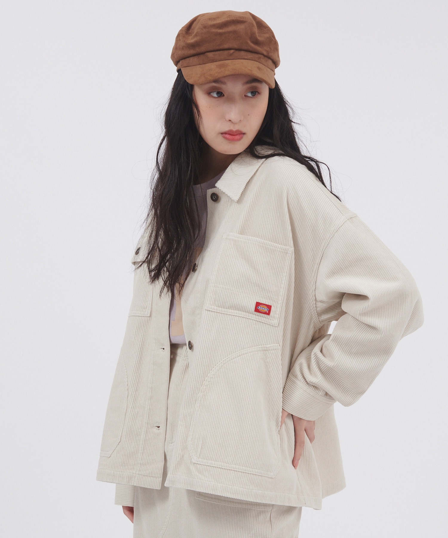 Dickies/ディッキーズ オーバーサイズ コーデュロイワークジャケット 