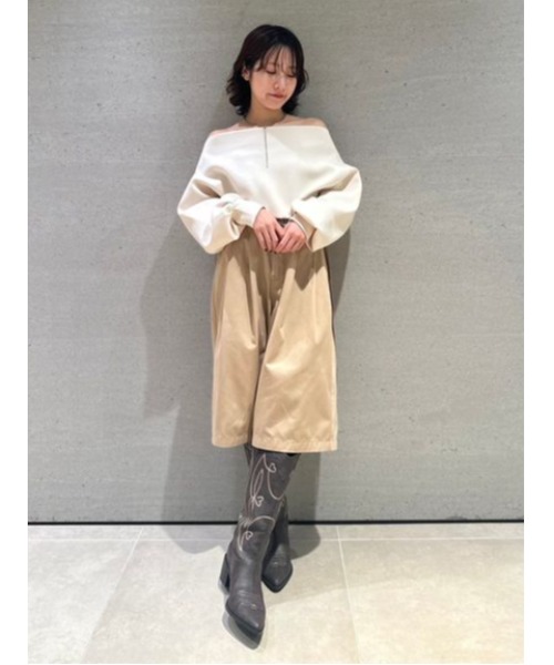 ボンディングオフショルスウェット ボンディングオフショルスウェット