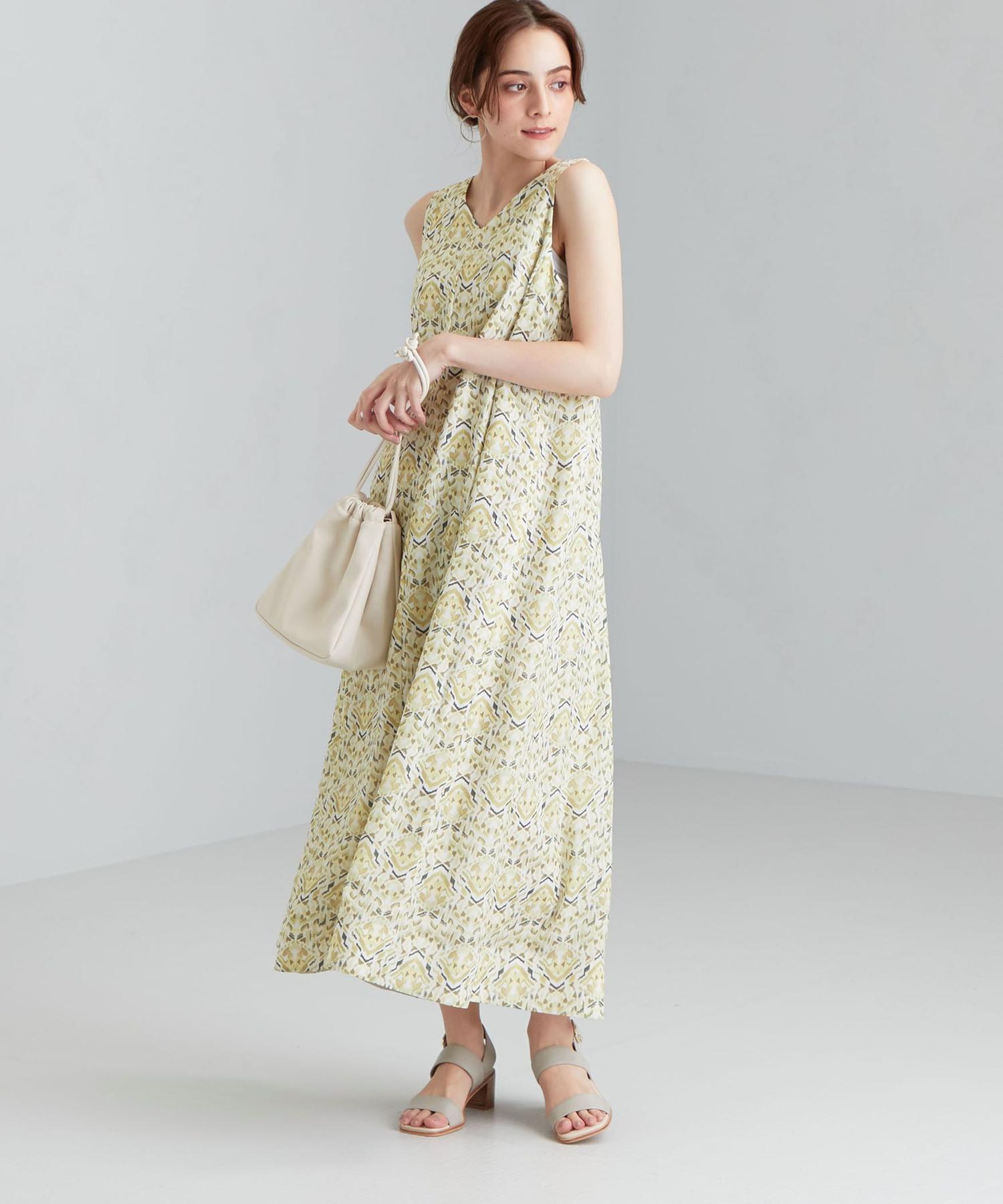 Ffc トライバル ペイント レースアップ 卓出 ワンピース