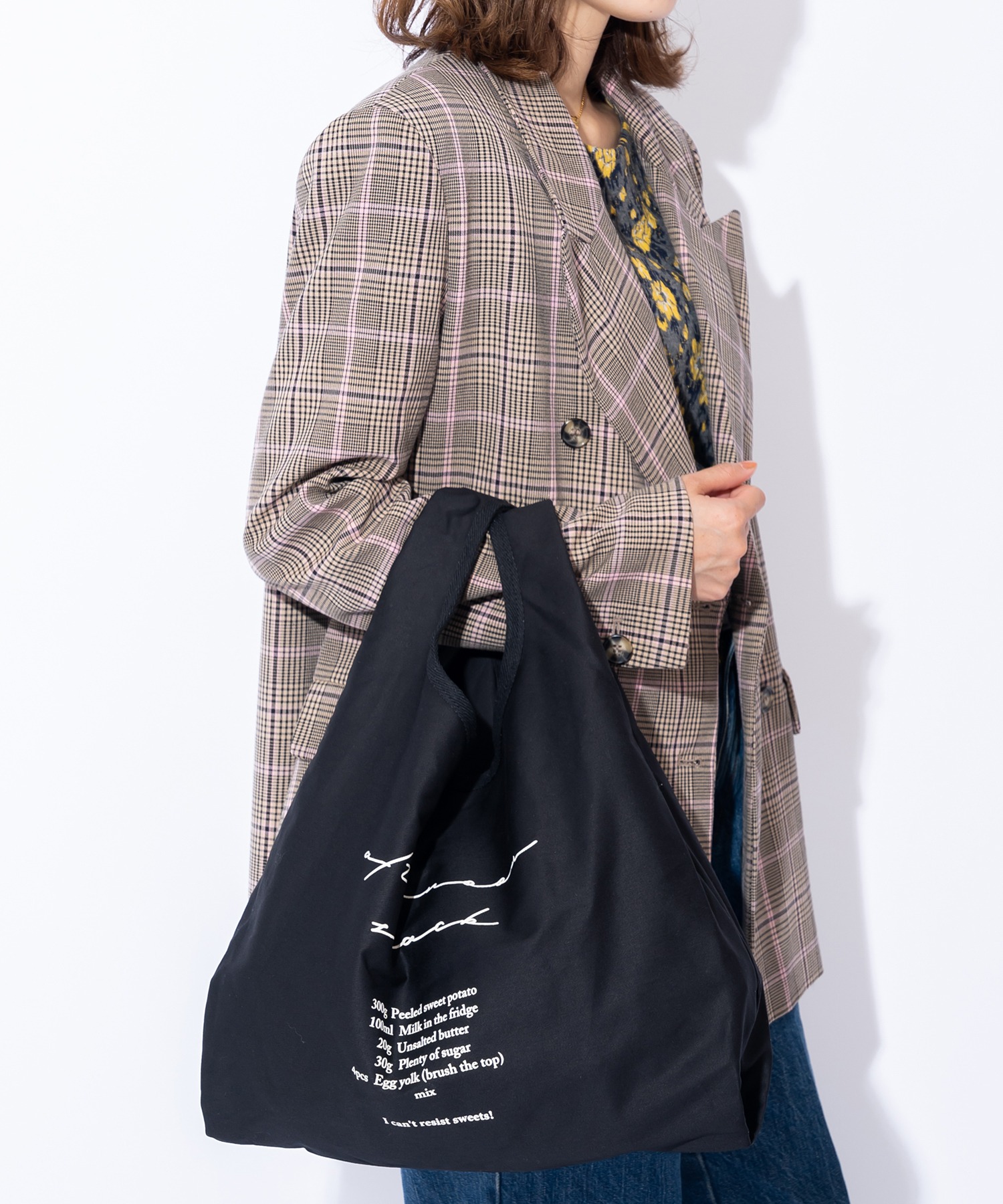 Rename プリント エコバッグ マルシェバッグ 買い物バッグ 買い物袋