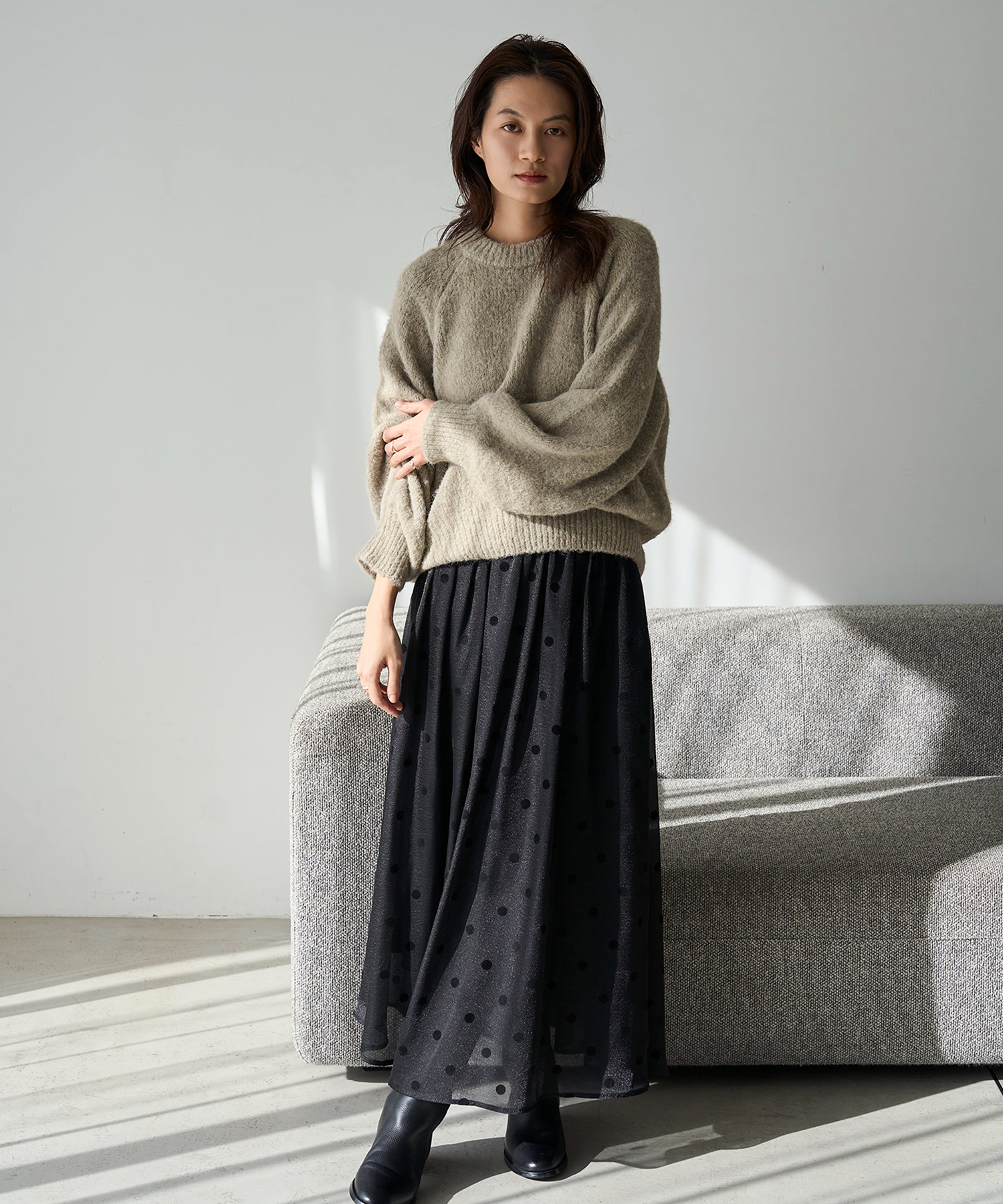 model：H165　着用サイズ：F