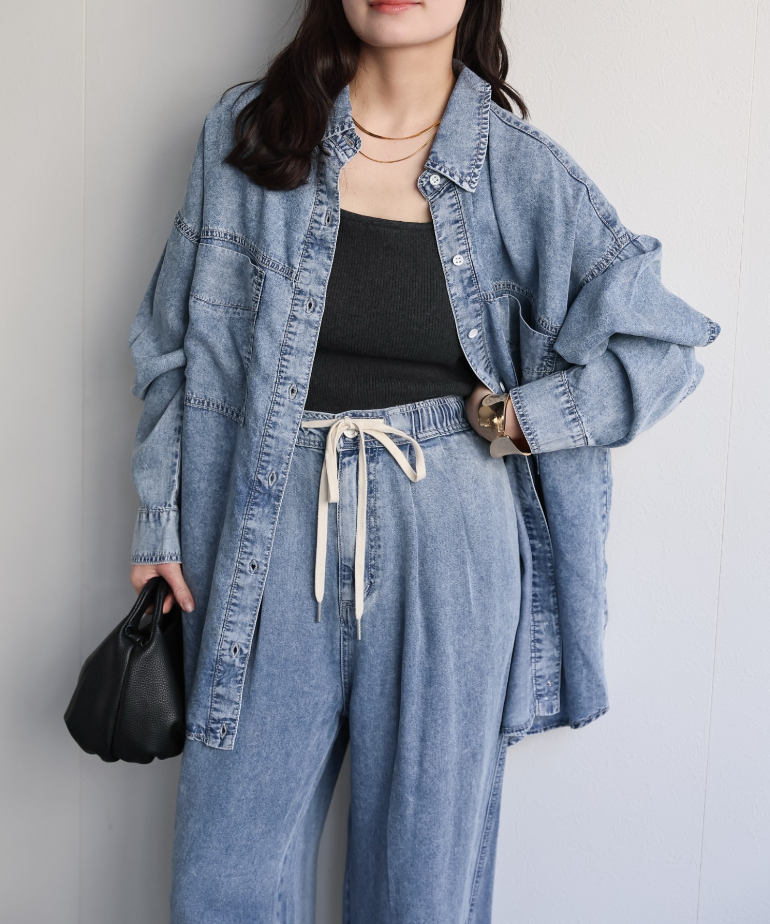 model：156cm　着用サイズ：FREE