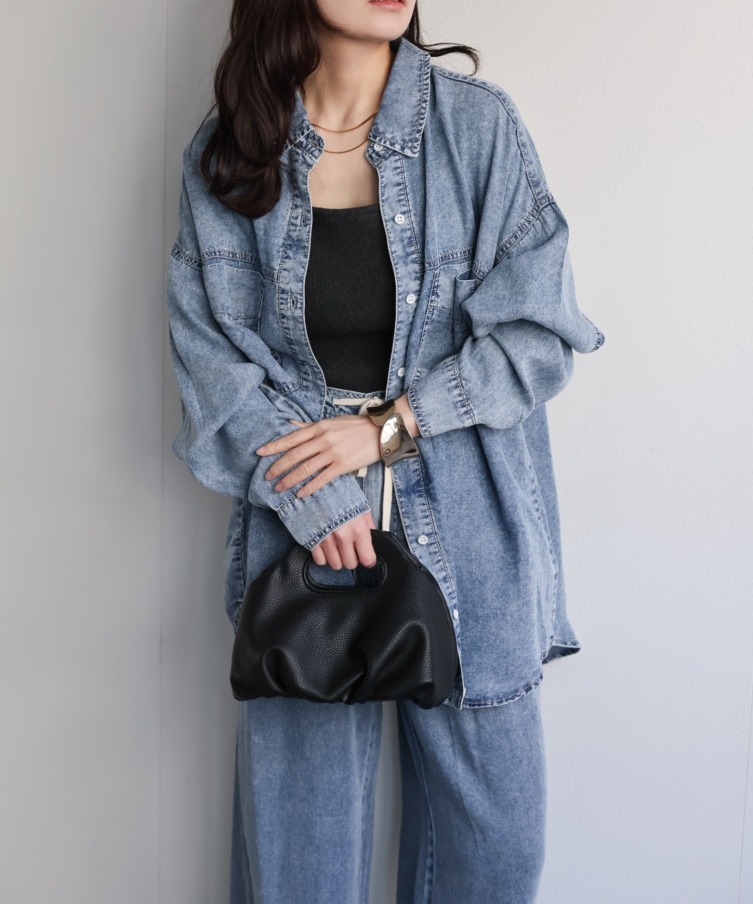 model：156cm　着用サイズ：FREE