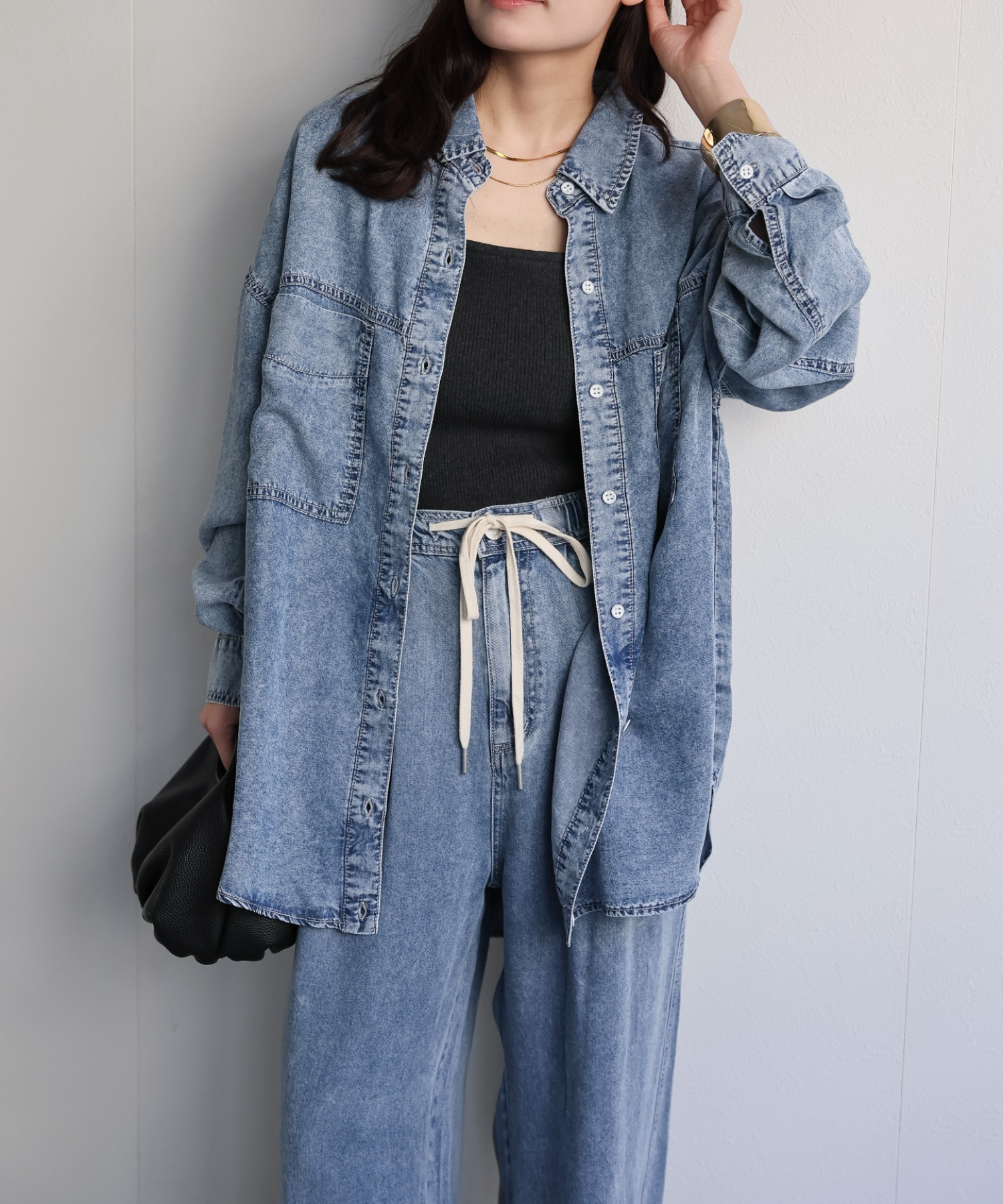 model：156cm　着用サイズ：FREE