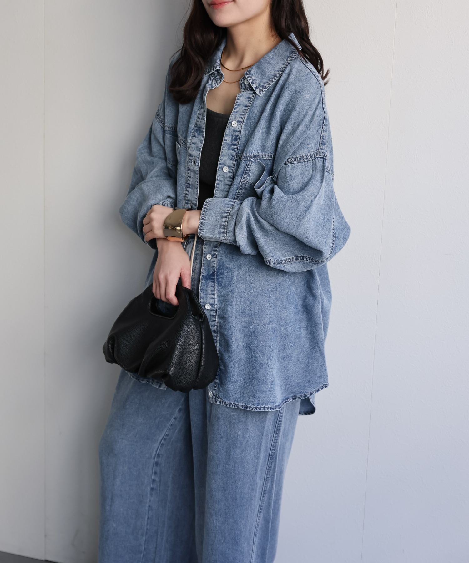 model：156cm　着用サイズ：FREE