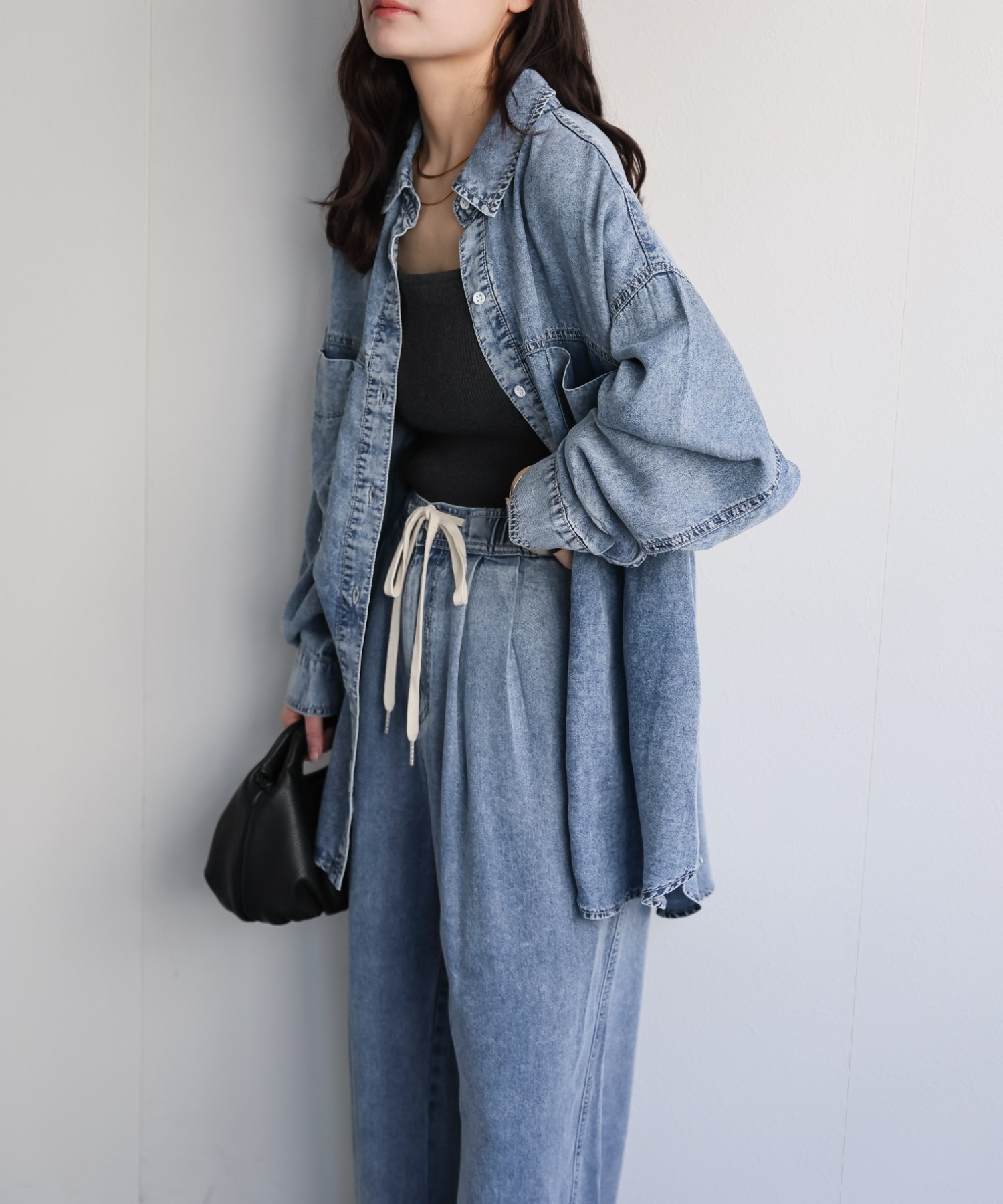 model：156cm　着用サイズ：FREE