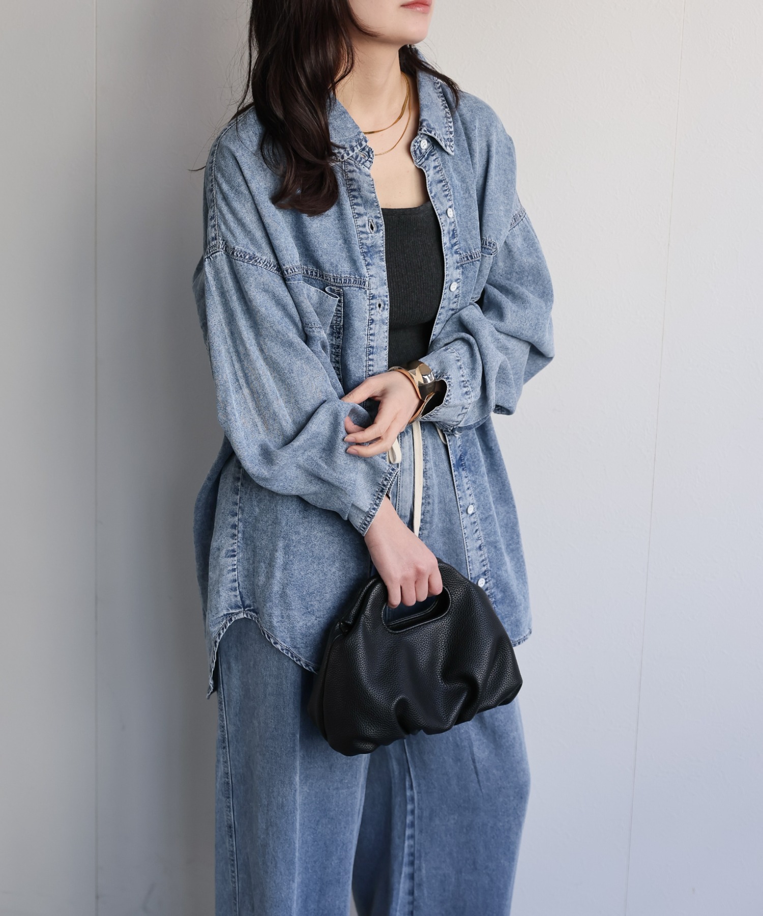 model：156cm　着用サイズ：FREE