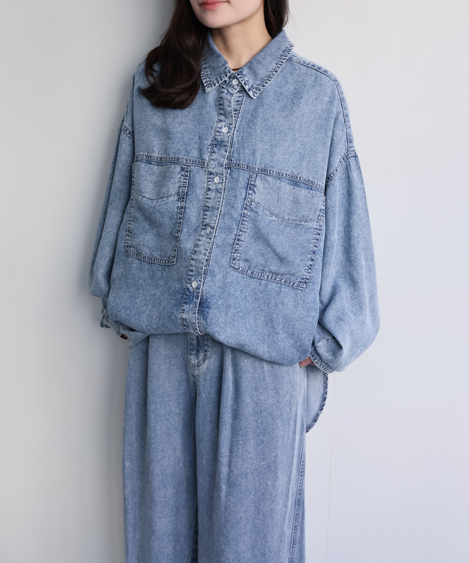 model：156cm　着用サイズ：FREE