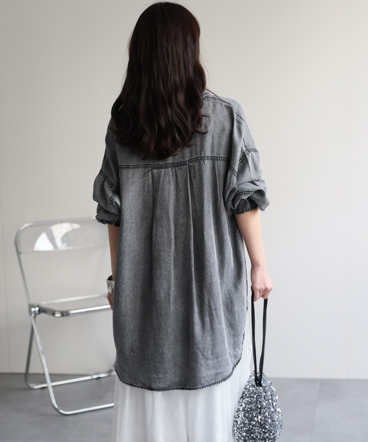 model：156cm　着用サイズ：FREE