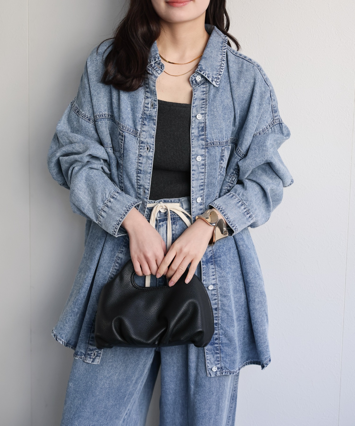 model：156cm　着用サイズ：FREE
