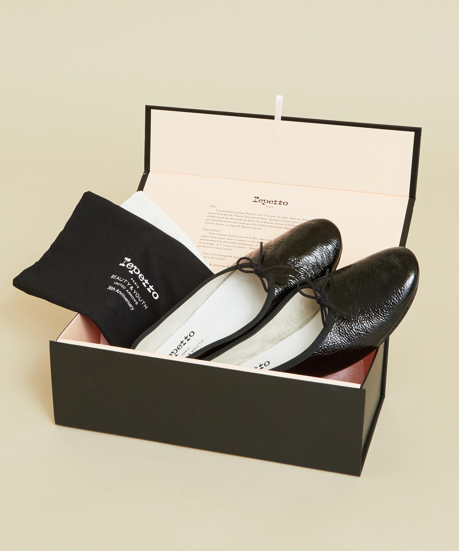 商品詳細 30周年 復刻別注 Repetto レペット Manon マノンエナメルバレエシューズ Outlet アウトレット 公式通販