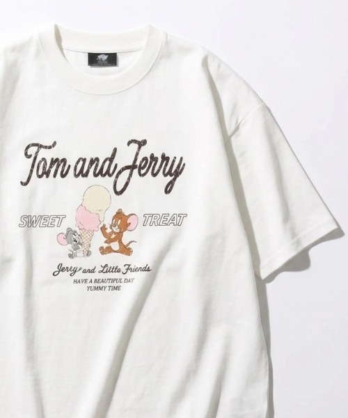 Tom & Jerry принт винтажный принт-фронт футболка с шрамами, полуверсия, редизайн, полурукав мужская