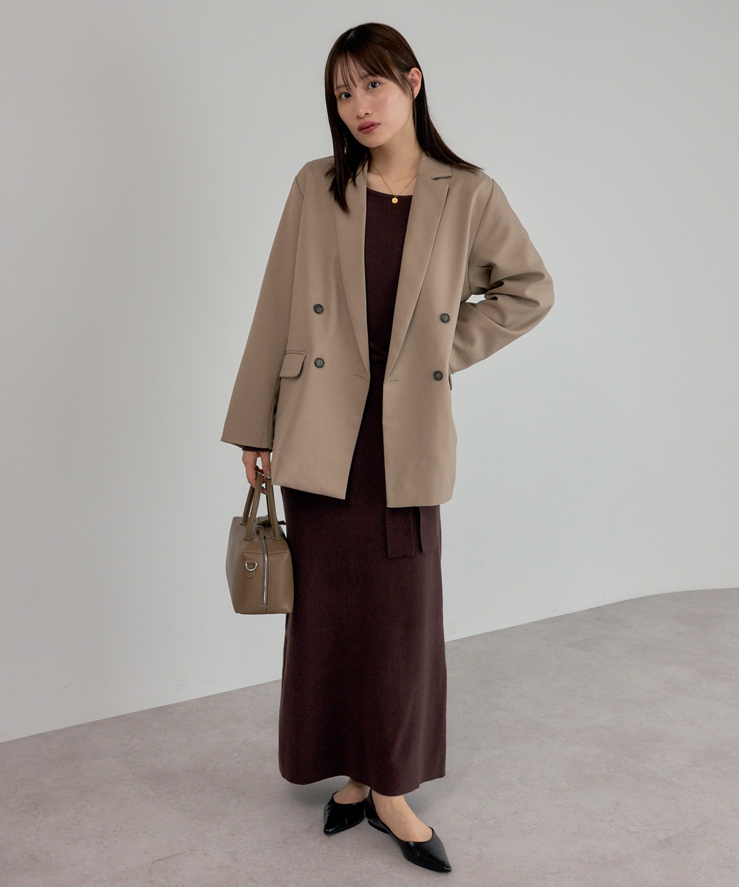 model：H165 着用サイズ：M