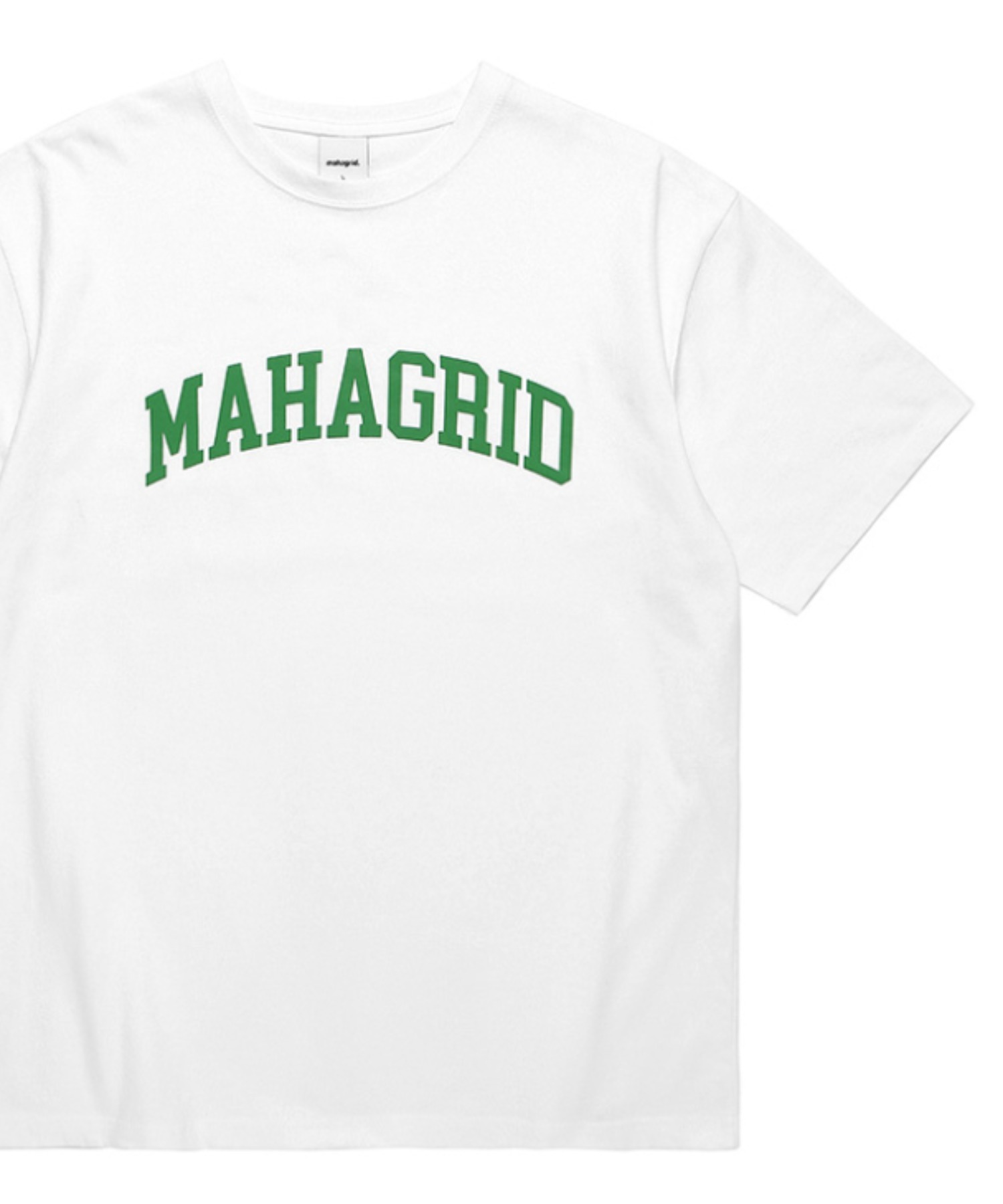 A'GEM/9 × .kom『mahagrid/マハグリッド』VARSITY LOGO TEE/ヴァー