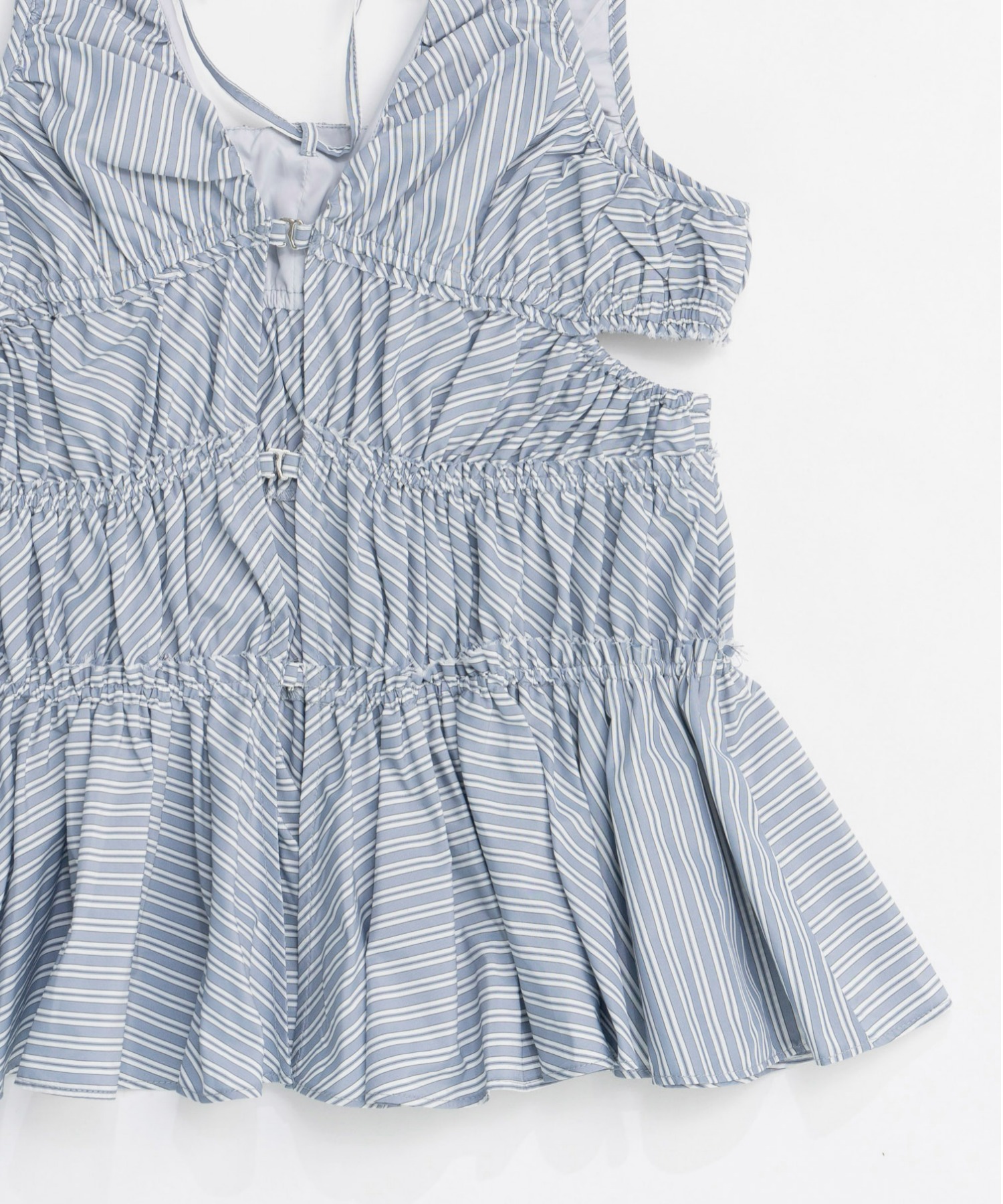 2way Shirring Taffeta Blouse/2WAYシャーリングタフタブラウス