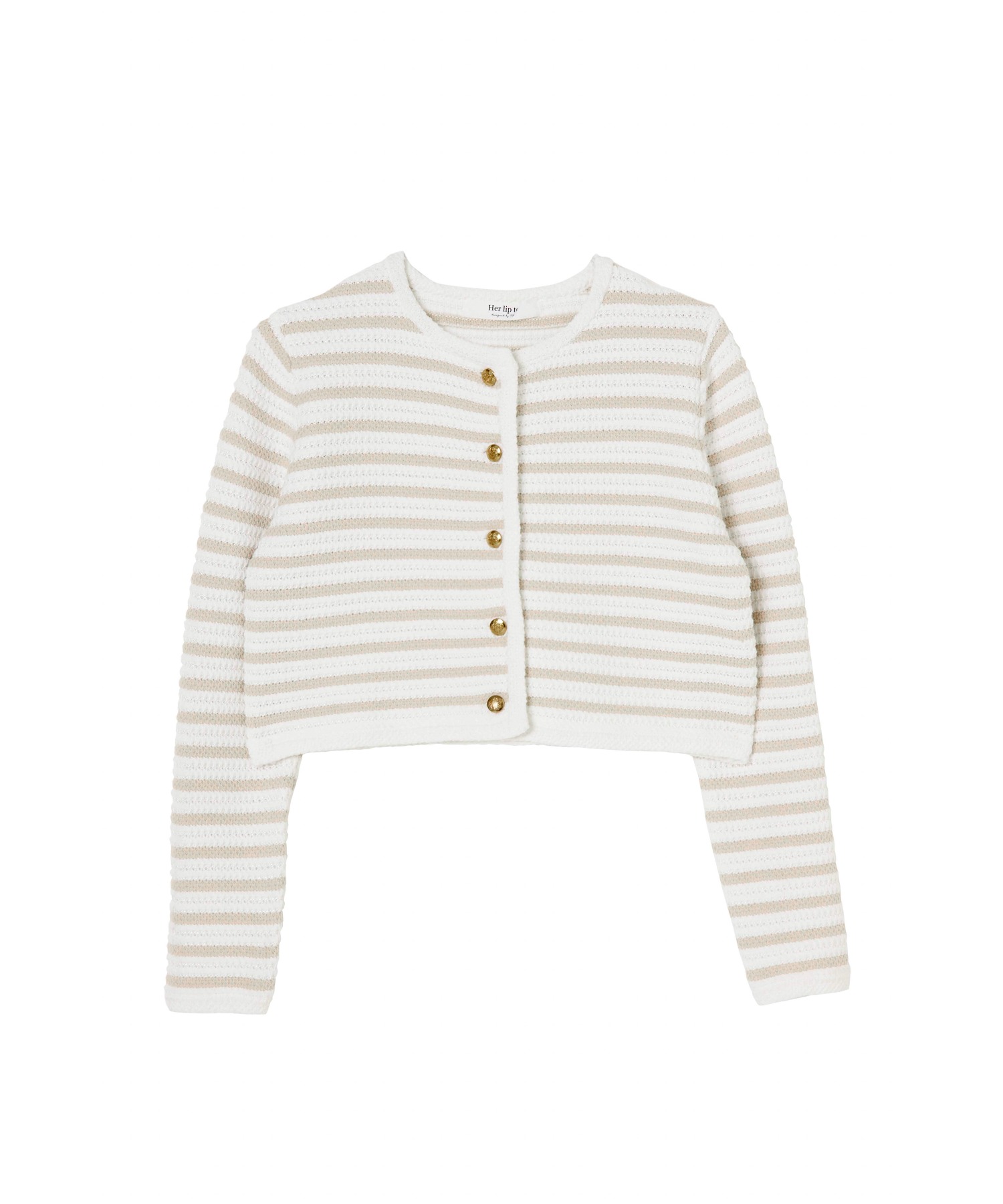 ジャケット・アウター Muriel Stripe Knit Jacket Muriel Stripe Knit Jacket