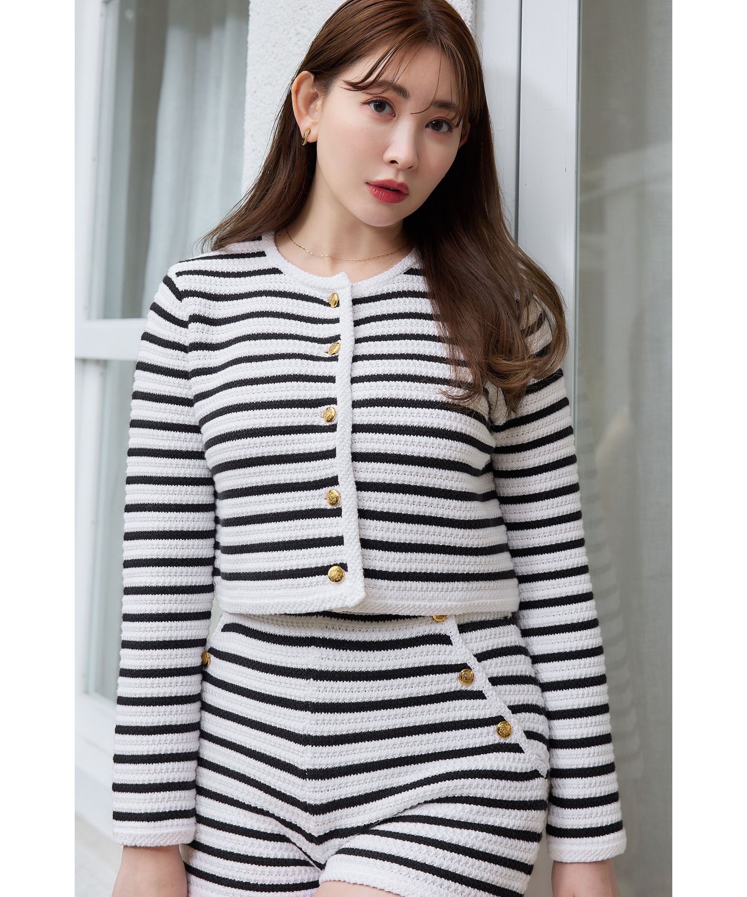 Muriel Stripe Knit Jacket 【公式通販】